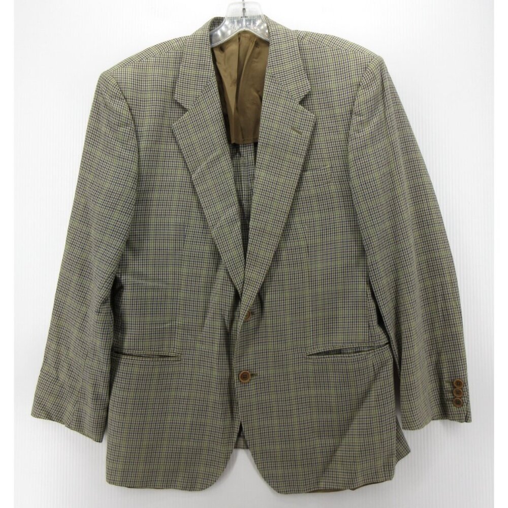 VTG Sport Coat 40 Blazer Houndstooth La Corte Egon Von Furstenberg IT